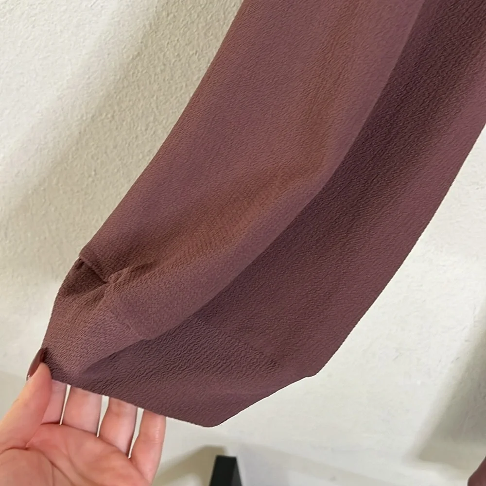 Tyche Purple Dress Fit and Flare Long-sleeve Womens Size Small Casual Fall - Picture 4 of 12